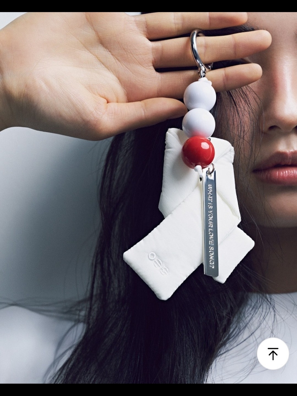 BTS White Message Keychain Arirang Offical Tour Merch Sold Out